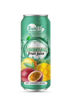 SUNSIP FRUIT JUICE with Cocktail – 500ml alu can Brand Name OEM/ODM Shelf Life 24 MONTH Packaging CAN - SUNSIP BEVERAGES VIET NAM COMPANY LIMITED - Vietnam