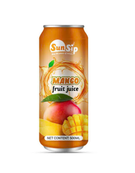 SUNSIP FRUIT JUICE with Mango – 500ml alu can Brand Name OEM/ODM Shelf Life 24 MONTH Packaging CAN - SUNSIP BEVERAGES VIET NAM COMPANY LIMITED - Vietnam