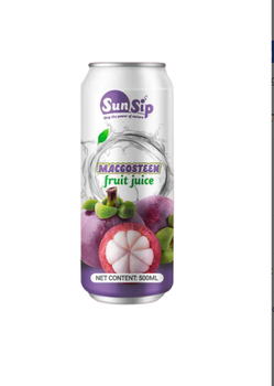 SUNSIP FRUIT JUICE with Macgosteen – 500ml alu can Brand Name OEM/ODM Shelf Life 24 MONTH Packaging CAN - SUNSIP BEVERAGES VIET NAM COMPANY LIMITED - Vietnam