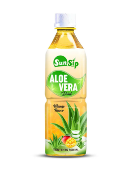 SunSip Aloe Vera Drink Mango Flavor Pet Bottle 500ml Brand Name OEM/ODM Shelf Life 24 MONTH Packaging CAN - SUNSIP BEVERAGES VIET NAM COMPANY LIMITED - Vietnam