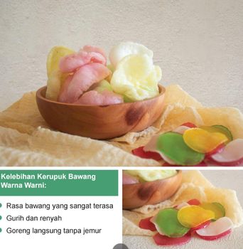 Kerupuk Bawang Mentah / Raw Onion Cracker Taste Very Nice Taste Packaging Details 1 Carton 10kg Place of Origin Indonesia - PT.Pangan Persada Indonesia - Indonesia