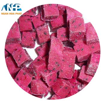 IQF Frozen Dragon Fruit - Frozen Fruit Vietnam IQF FROZEN FOOD - Good Prices and Good Service - NGAN HOA PHAT TRADING SERVICE COMPANY LIMITED - Vietnam
