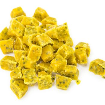 IQF Frozen Passion Fruit Dice from Vietnam for export with high quality and competitive price - NGAN HOA PHAT TRADING SERVICE COMPANY LIMITED - Vietnam