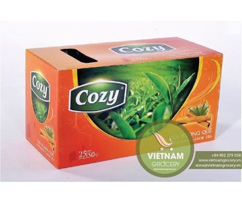 Vietnam High-Quality Cozy - Cinnamon Flavored Tea Bag 50gr Variety peach Grade A grade Ingredients No Type Fruit Tea Address - HA NOI COMMODITIES GENERAL IMPORT EXPORT JOINT STOCK COMPANY - Vietnam