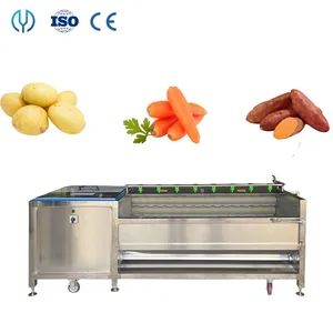 Industrial Peeling Potato Vegetable Drum Continuous Cleaning Peeling Machine - Zhucheng Yido Intelligent Technology Co., Ltd. - China