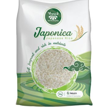 New Season Japonica J02 25kg PP Bag Origin Vietnam Moisture 14% Broken 5% round Pattern for Sushi Making - LAM SON SUGAR CANE JOINT STOCK CORPORATION - Vietnam