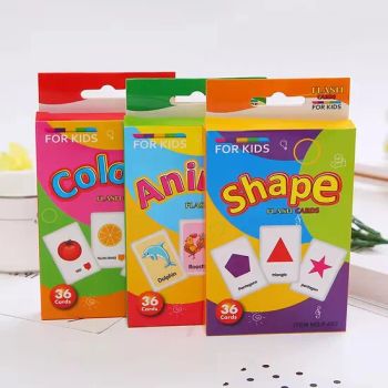 Ring Custom Printed Educational Alphabet ABC Sight Words Learning Kids Flash Cards Playing Cards Printing - Tianjin Caile Printing Co., Ltd - China