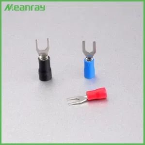 Heat Shrink Terminal Block PVC Sv Electric Insulated Spade Fork Cable Terminal - YUEQING MEANRAY ELECTRIC CO., LTD. - China