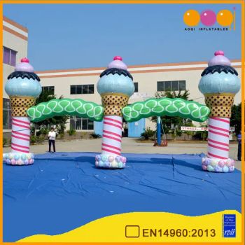 Outdoor Decoration Inflatable Ice Cream Arch for Sale Type Arches Min,Order 1PC Trademark AOQI Model NO. AQ5395 HS Code - Guangzhou Aoqi Inflatables Co., Ltd. - China