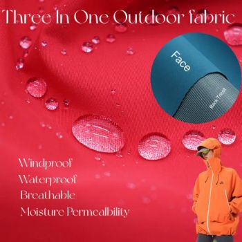 Waterproof Three in One Outdoor Fabric 100% Nylon Taslan Fabric Bonding with Tricot Jacket Fabric for Stomsuit/Ski Clothes - Wujiang Tianen Textile Development Co., Ltd. - China