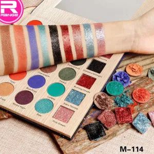 2019 Vegan Makeup Products 25 Color Eyeshadow Powder Palette Glitter Matte Private Label Eyeshadow - Guangzhou Rangecolor Cosmetics Co., Ltd. - China