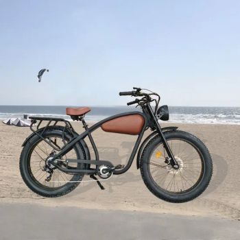 Motorcycle Style 36V 48V Vintage Fat Tire Electric Bike Bicycle off Road 1000W Retro Ebike - Changzhou Avelo Electric Technology Co., Ltd. - China