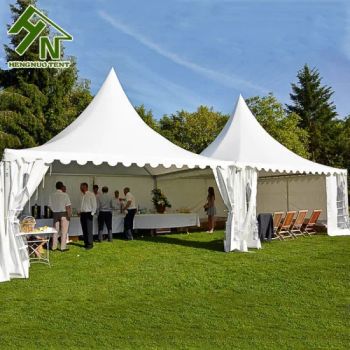 Arabic 5 X 5 Aluminum Pagoda Party Gazebo Tents for Sale Material PVC Origin China Style Customized Trademark Hengnuo Season All Season - Guangzhou Hengnuo Tent Technology Co., Ltd. - China