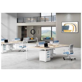 Hardware Workstation Aluminum Steel Conference Executive Home Office Furniture Wholesale Desk Office Table - Guangzhou Via Furniture Co., Ltd. - China