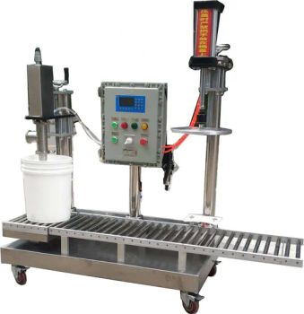 5-25 Liters Plastic Bucket Emulsion Paint Filling Machine Pail Packing Machine - FOSHAN TGM MACHINE CO., LTD - China