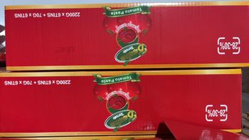 canned tomato paste Color RED Weight (kg) 2200G Shelf Life 2 years Place of Origin china Ingredients tomato paste,salt Specification - Henan Fanshiyuan Food Co., Ltd - China