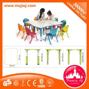 Kindergarten Table and Chairs, Study Set Kids Furniture Style Modern Condition New Warranty 1 Year Folded Unfolded HS Code - Guangdong Family of Childhood Industrial Co., Ltd. - China