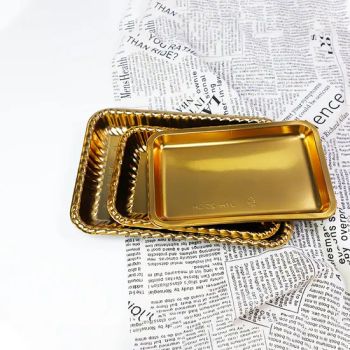 Disposable American Takeout Plastic Sushi Meat Boxes Tray with Transparent Lid Gold Black Bottom Food Packaging Container - Anhui Nature Imp. & Exp. Co., Ltd. - China