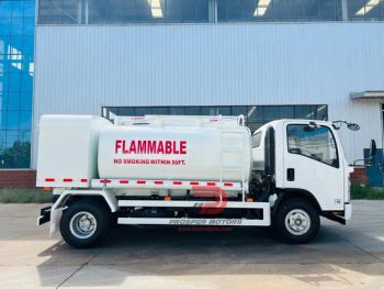 Cargo Transport Isuzu Frr 8cbm Fuel Tank Truck with Individual Fuel Dispensers - HUBEI PROSPER MOTORS CO.,LTD. - China