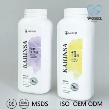 Pet Dry Wash - Antipruritic & Antibacterial Us MOQ 1000 Form Powder Packaging Box pH No pH Value HS Code 330790 Logo Custom - Linyi Wobel Pet Supply Co., Ltd. - China
