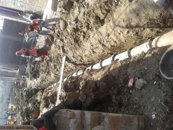 Drainage Pipeline Construction Service Pipeline Material Uds, swg, swr, cement etc Pipeline Type Drainage pipe line - Bhimai Construction - India