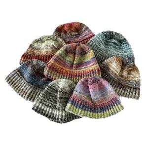 Custom Winter Kids Adults Cute Rib Knitted Hat Colorful Polyester Children Beanie - YC Clothing Co., Ltd. - China
