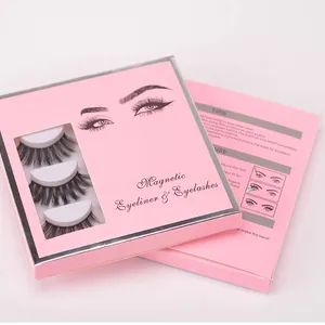 Private Lebel Trendy Magnetic False Eyelash Eyeliner Set Material Fur Origin China Trademark bovtta Transport Package - Shenzhen Moonbio Co., Ltd. - China