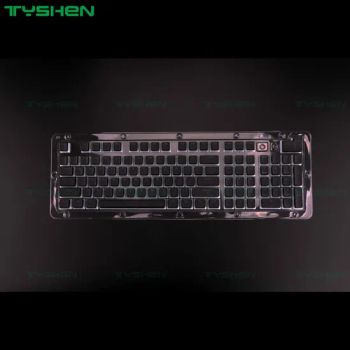 Backlit ABS Material Pudding Key Cap for Mechanical Keyboard 104 or 105 Keys White and Black Color - Tyshen Technology Co., Limited - China