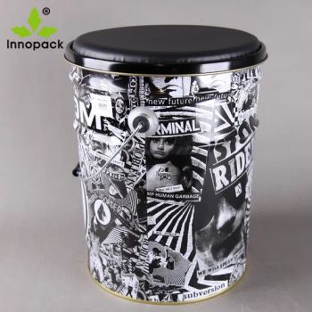 20L INNOPACK Custom Print Metal Bucket Bar Chair Round 18L 1Y - Suzhou Fansheng Plastic Manufacture Co., Ltd. - China