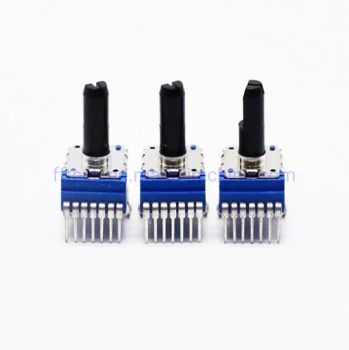 Factory Supply 11mm Dual Rotary Potentiometers Carbon Film Potentiometer - FF TEK CO., LIMITED - China