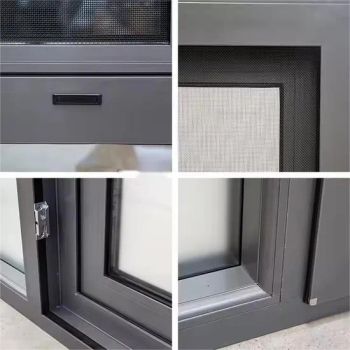 New Chinese Aluminium Accordion Folding Patio Glass Sliding Back Doors - Yuxinyuntong(Tianjin) Technology Co., Ltd - China