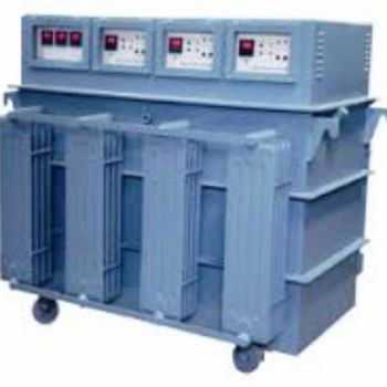 Three Phase Oil Cooled Servo Stabilizer, For Industrial Condition New Phase Three Phase Load capacity 50 KVA Output Voltage Accuracy - Kushal Technologies - India