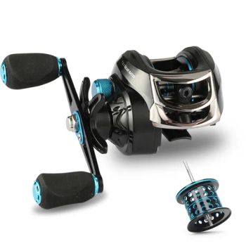 7.2: 1 8+1bb Stainless Brass Gear Baitcasting Reel CNC Carved Spool 9s Brake Lake/River Bass Snakehead - Weifang Bluewhale Fishing Tackles Co., Ltd. - China
