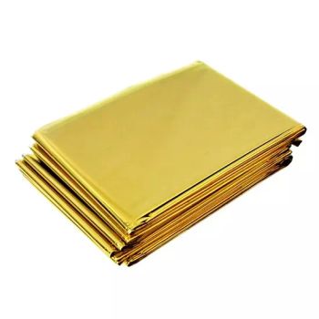 Emergency Blanket Outdoor Survive First Aid Rescue Kit Windproof Waterproof Foil Thermal Blanket Camping Blanket S M L - Anhui Jinye Industrial Co., Ltd. - China
