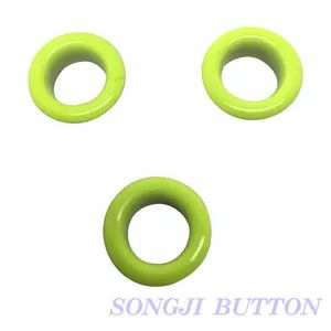 Fashion Metal Round Eyelet for Garment Accessories Shape Round Material Metal Color Painting Metal Type Brass Model NO. - Shenzhen Songji Button Products Co., Ltd. - China