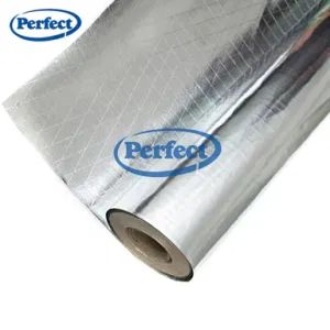 Double Sides Alu Foil Kraft Paper Thermal Reflective Foil Self Adhesive Tape for Industrial Insulation - Shandong Perfect Corporation - China