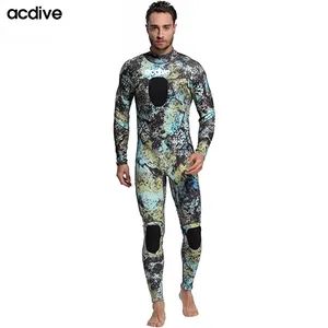 Hot Sale 3mm Neoprene Scuba Diving Camouflage Basic Spearfishing One Piece Men Aqua Sports Full Wetsuit - Shanghai Acdive Technology Co., Ltd. - China