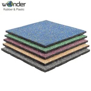 ODM Anti Slip Playground EPDM Interlocking Paving Granule Puzzle Sport Rubber Flooring Mat Tiles Rolls Gym Fitness - Wonder Rubber & Plastic Co., Ltd. - China