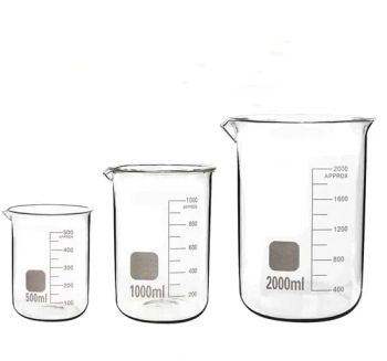 Laboratory Borosilicate 50ml Glassware Beaker with Spout Low Form Glass - Chongqing New World Trading Co., Ltd. - China