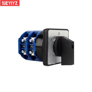63A Electric 1/2/3/4 Position 8 Terminals Rotary Cam Changeover Switch - Wenzhou Senyi Electric Co., Ltd. - China