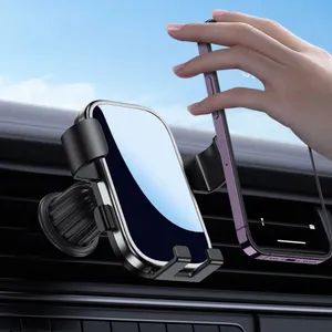 Glass Mirror Design Car Air Vent Mobile Phone Holder Phone Accessories - Shenzhen Flyoung Technology Co., Ltd. - China