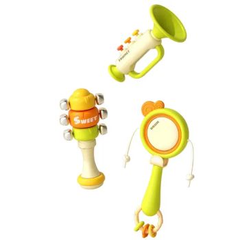 Educational Baby Toys Musical Instruments Drum Trumpet Baby Rattle for Newborn - RUIJIN SMART FASHION ELECTRONIC COMMERCE CO.,LTD - China