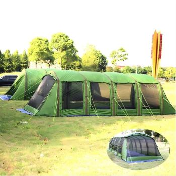 Customized Large Inflatable Tent Integrated Roof Ridge Waterproof Air Tube Tent Beach Outdoor Tunnel Tent for Family Camping - Jinjiang Baojia Supply Chain Management Co., Ltd. - China
