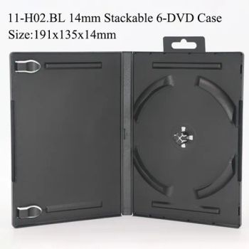 Sunshing Plastic Standard Stackable CD Case Multi Disc Black DVD Replace Cases - Sunshing Plastic Co., Limited - China