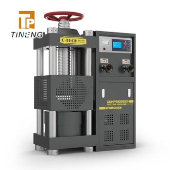 Concrete compression testing machine Pre-Owned Yes Standards En 12390-3, Astm C39 Driving Power Hydraulic Power Source Tested Materials Bricks, Stones, And Concrete - zhuozhou tianpeng instrument manufacturing co.,ltd - China