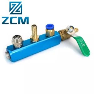 Custom Underfloor Valves Manufacturing CNC Machined Metal Anodized Aluminum 6061 T6 Underfloor Valves Core Ball Faucet Cartridge Manifold System Heating Valves - Qingdao ShengHong Rubber and Plastic Co., Ltd - China