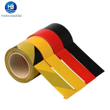 Cheap Price High Quality Floor Marking Caution PVC Warning Keep Distance Safe Road Hazard Marking Adhesive Safety Tape - Qingdao Haibo Adhesive Products Co., Ltd. - China