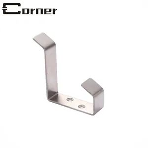 High Quality Stainless Steel 304 Bathroom Towel Clothing Coat Wall Double Robe Hanger Hook - Corner Hardware Company Limited - China