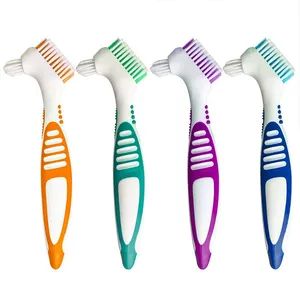 Dual-Sided Toothbrush for Superior Denture Cleaning and Care Sample Free Origin China Length 16.5cm HS Code 9603210000 Model NO. - Anhui Mingde Medical Care Products Co., Ltd. - China