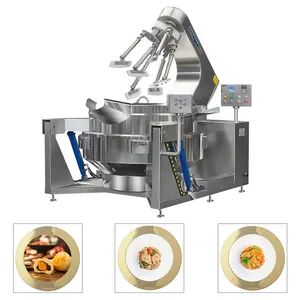 Restaurant Commercial Automatic Multi Function Planetary Tilting Curry Chili Bean Paste Mixing Making Electric Gas Steam Parmesan Fillings Cooking Wok - Shandong Longze Machinery Co., Ltd. - China